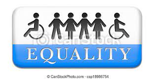 Tutto, uguaglianza, mentale, persone, handicap, discriminazione, diritti,  incapacità, opportunità uguali, invalido, uomo nero | CanStock